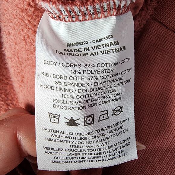 Jordan 23Engineered Canyon Pink Drawstring Hoodie | Men's XS - Picture 15 of 16